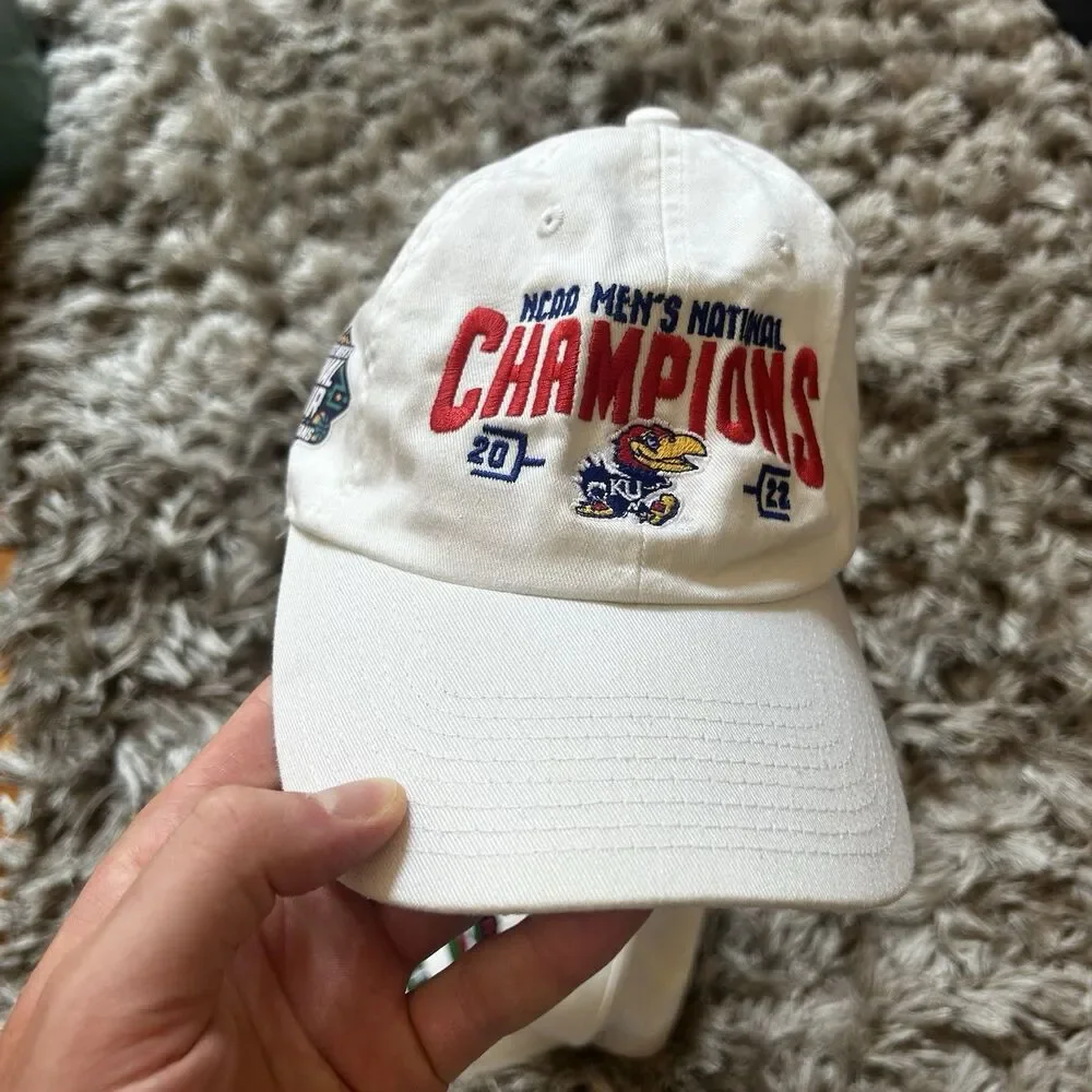 2022 National Champions Mens Basketball KU Kansas Jayhawks Adjustable🔥